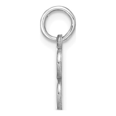 Sterling Silver Letter B Pendant – view 2