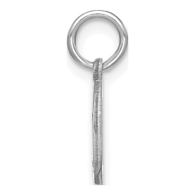 Sterling Silver Letter D Pendant – view 2