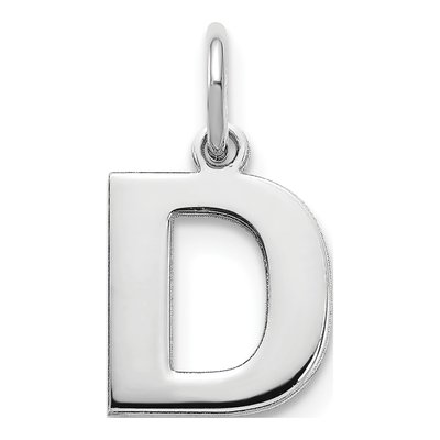 Sterling Silver Letter D Pendant