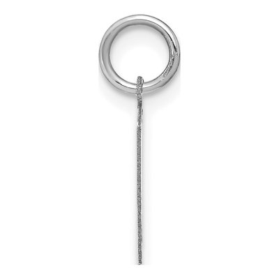 Sterling Silver Letter H Pendant – view 2