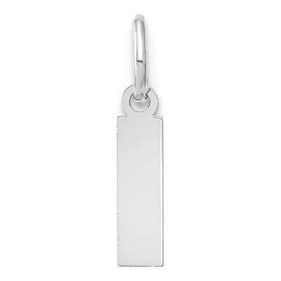 Sterling Silver Letter I Initial Pendant