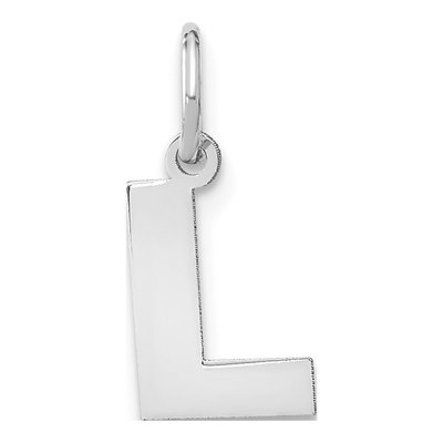 Sterling Silver Letter L Pendant