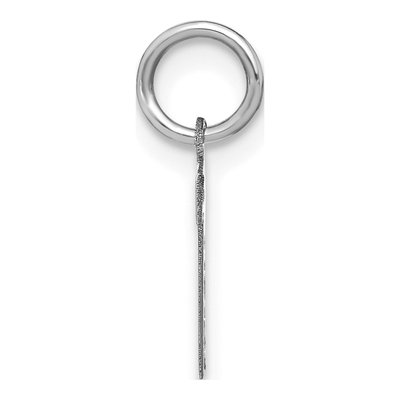 Sterling Silver Letter T Pendant – view 2