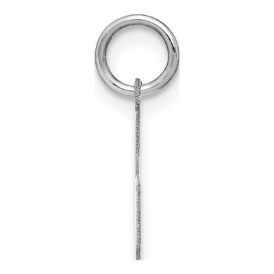 14K White Gold Letter G Pendant – view 2