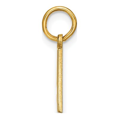 14K Yellow Gold Letter A Pendant – view 3