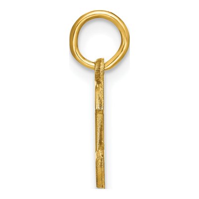 14K Yellow Gold Letter C Pendant – view 3