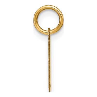 14K Yellow Gold Letter I Initial Pendant – view 3