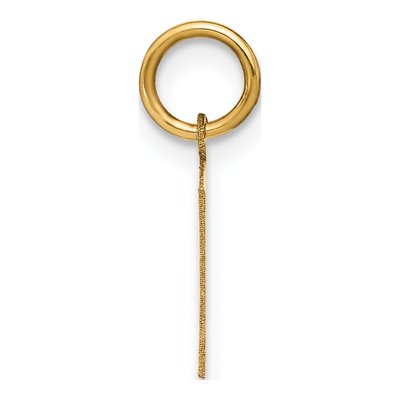 14K Yellow Gold Letter P Pendant – view 3