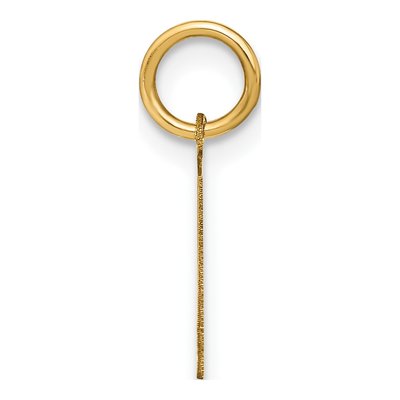 14K Yellow Gold Letter R Pendant – view 3