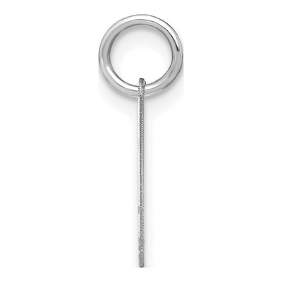 Sterling Silver Heart Letter J Pendant – view 2