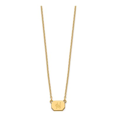 Gold-Plated Sterling Silver Personalized Initial Necklace – view 2