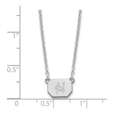 Sterling Silver Initial Necklace – view 3