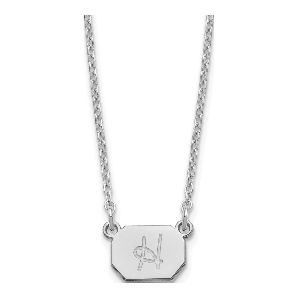 Sterling Silver Initial Necklace