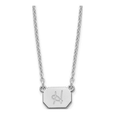 Sterling Silver Initial Necklace