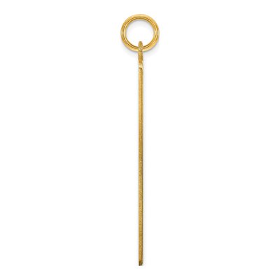 Gold-Plated Sterling Silver Large Bar Charm – view 2