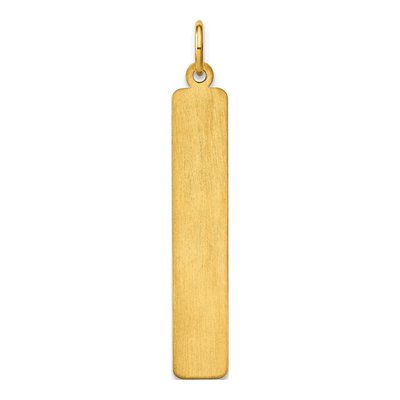 Gold-Plated Sterling Silver Large Bar Charm – view 4