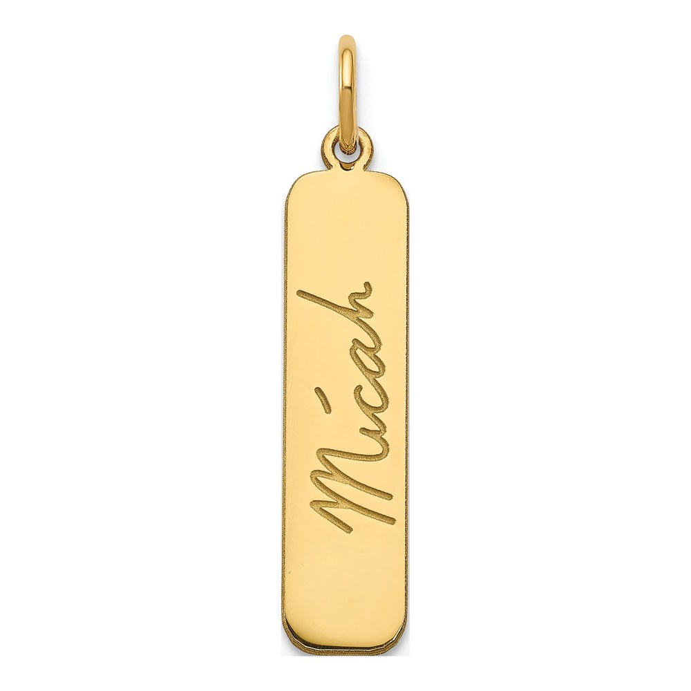 Gold-Plated Sterling Silver Signature Bar Charm