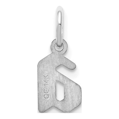 Sterling Silver Lowercase Letter A Pendant – view 4