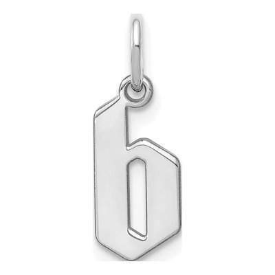 Sterling Silver Lowercase Letter B Pendant