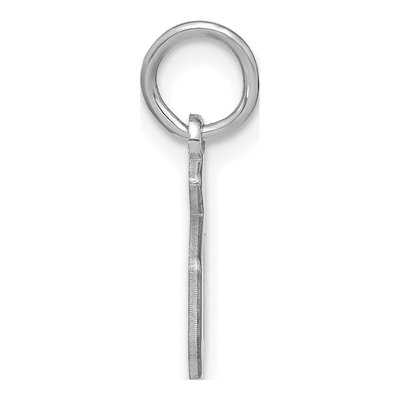 Sterling Silver Lowercase Letter D Pendant – view 2