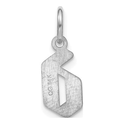 Sterling Silver Lowercase Letter D Pendant – view 4