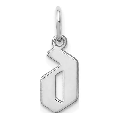 Sterling Silver Lowercase Letter D Pendant