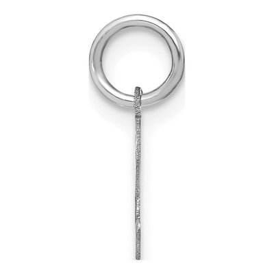 Sterling Silver Lowercase Letter E Pendant – view 2