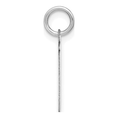 Sterling Silver Lowercase Letter J Pendant – view 2