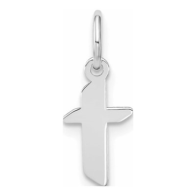 Sterling Silver Lowercase Letter T Pendant
