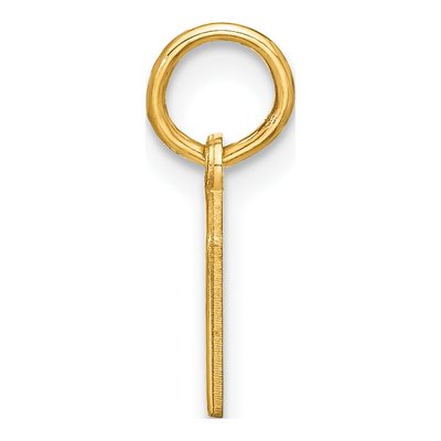 14K Yellow Gold Letter A Pendant – view 3