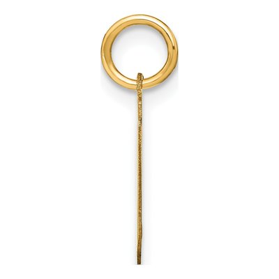 14K Yellow Gold Lowercase Letter G Pendant – view 2