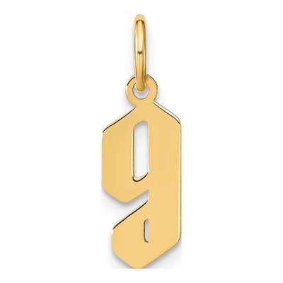 14K Yellow Gold Lowercase Letter G Pendant