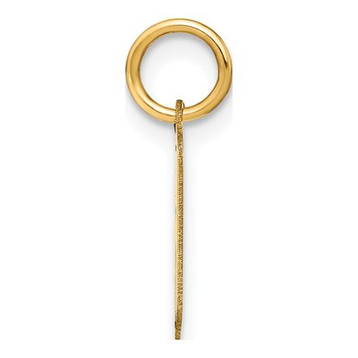 14K Yellow Gold Letter K Pendant – view 3