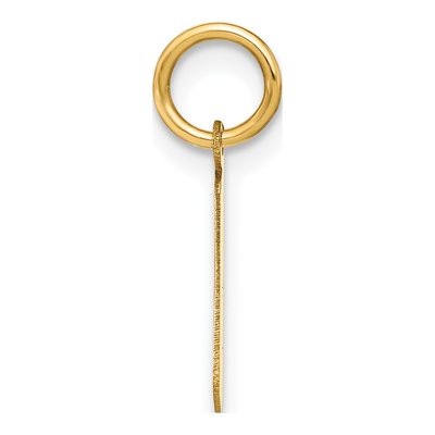 14K Yellow Gold Lowercase Letter L Pendant – view 2