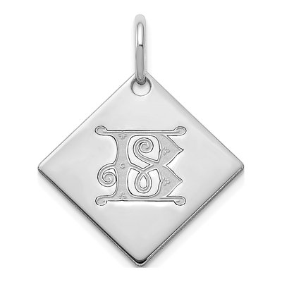 Sterling Silver Letter B Charm
