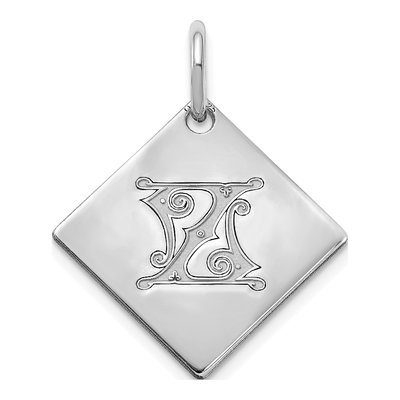 Sterling Silver Letter Z Charm