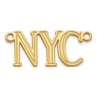 14K Yellow Gold Personalized Name Plate Pendant – view 2
