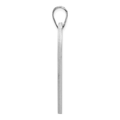 Sterling Silver Diamond Letter Charm – view 3