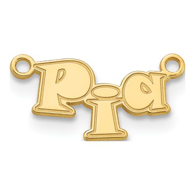 Gold-Plated Sterling Silver Personalized Name Plate Pendant – view 2