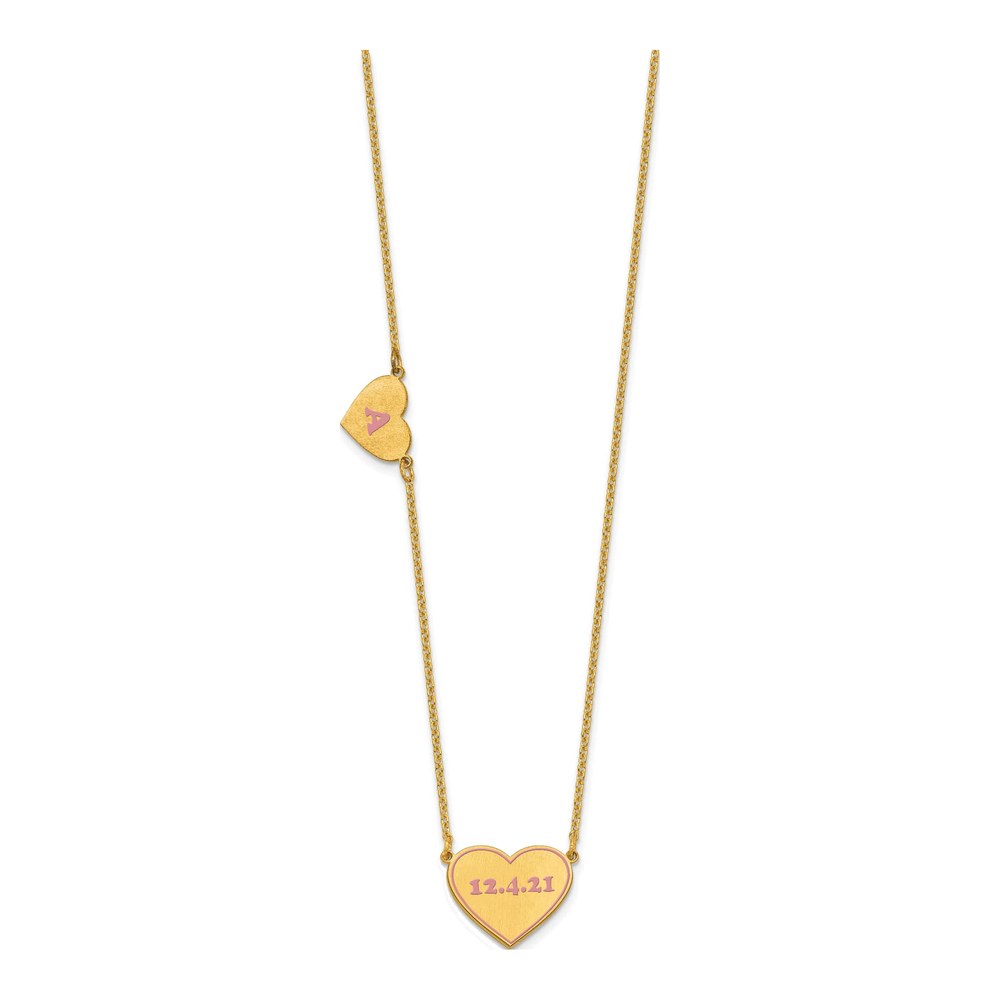 Gold-Plated Sterling Silver Personalized Necklace