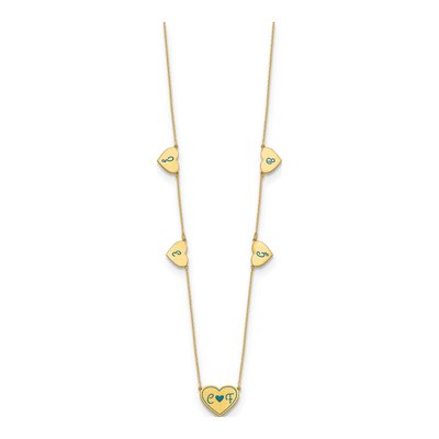 Gold-Plated Sterling Silver 5-Station Necklace – view 2