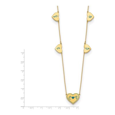 Gold-Plated Sterling Silver 5-Station Necklace – view 3