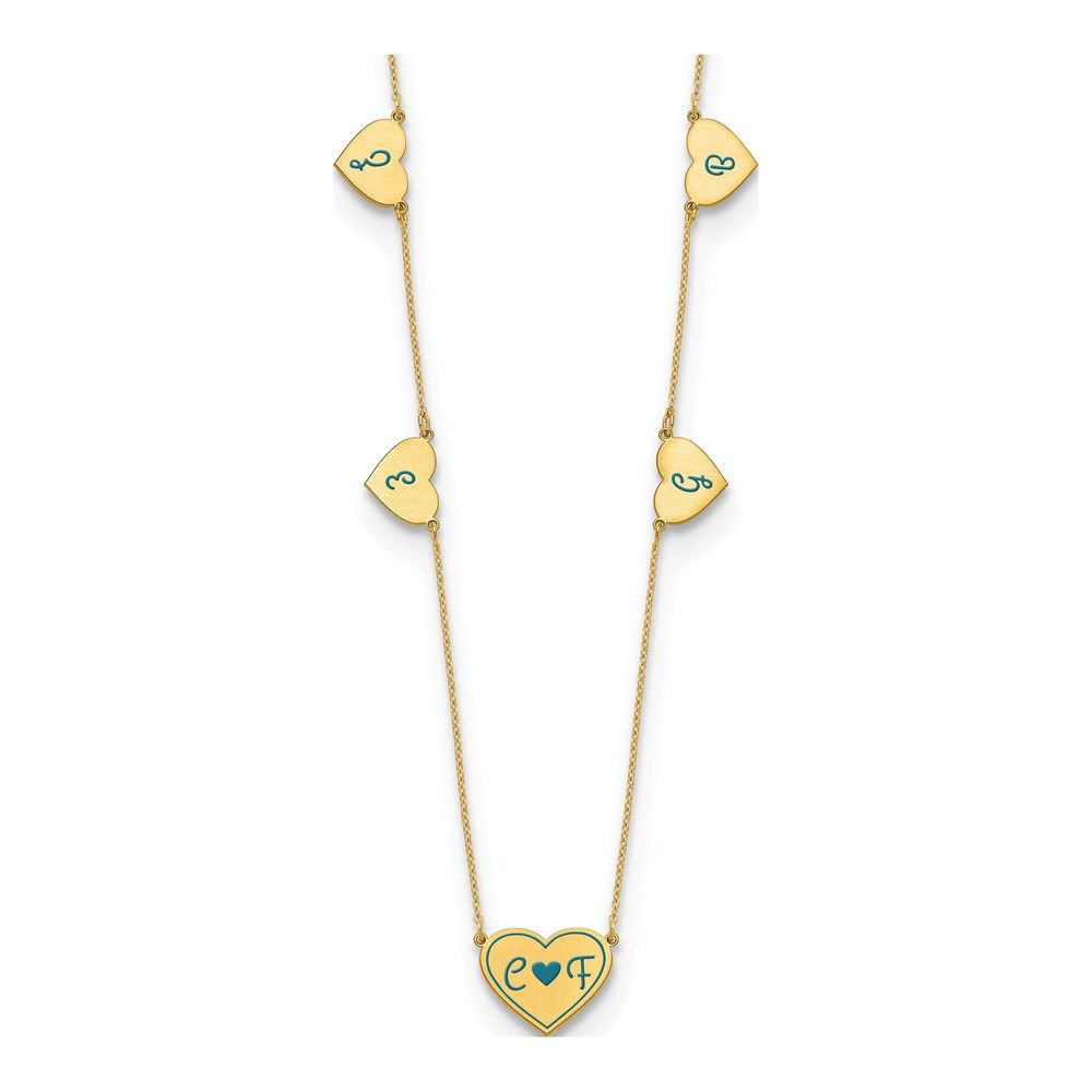 Gold-Plated Sterling Silver 5-Station Necklace