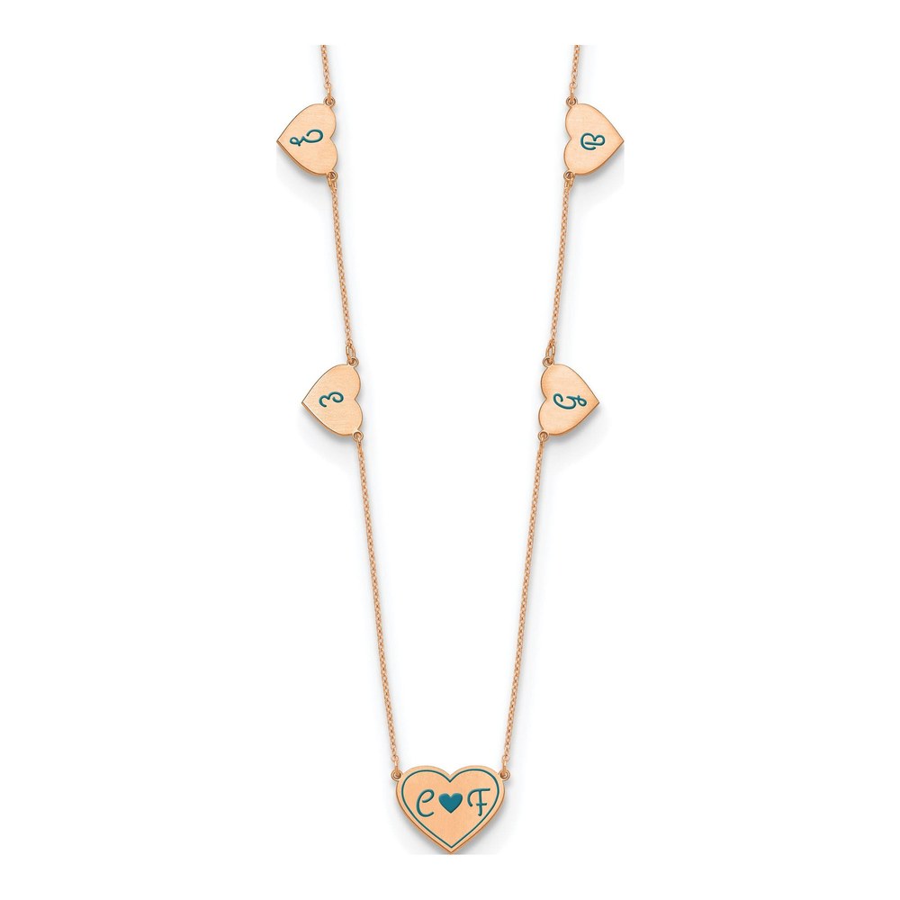 Rose Gold-Plated Sterling Silver 5-Station Necklace