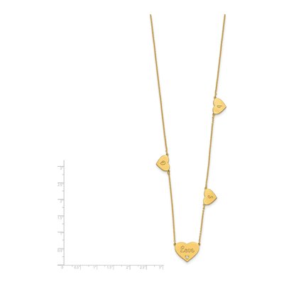 Gold-Plated Sterling Silver Diamond Station Necklace – view 2