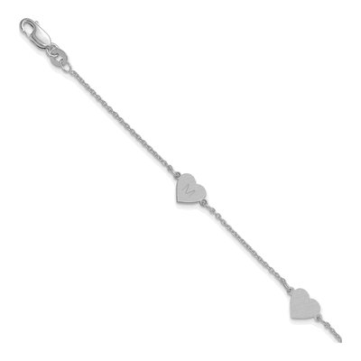 Sterling Silver 3-Station Bracelet