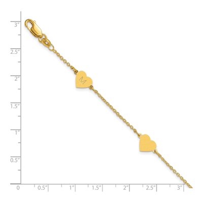 Gold-Plated Sterling Silver 4-Station Personalized Bracelet – view 3
