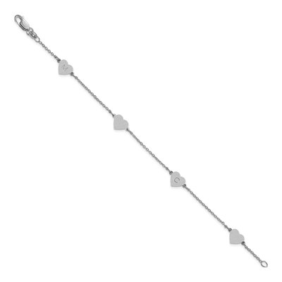 Sterling Silver 4-Station Bracelet – view 2