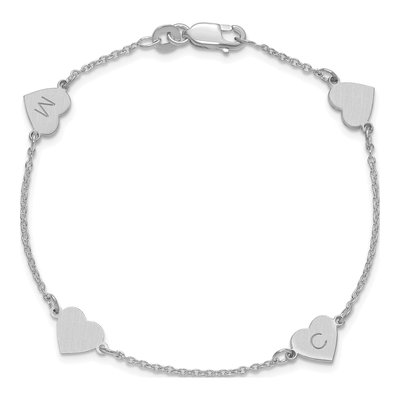 Sterling Silver 4-Station Bracelet – view 4