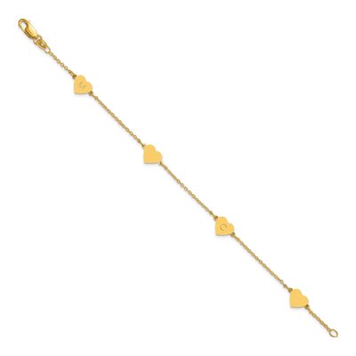 14K Yellow Gold 4-Station Bracelet – view 2